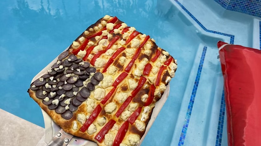 American Flag Focaccia