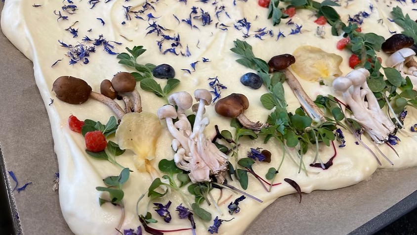 Mushroom Fields Focaccia