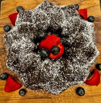 Decadent Gluten-Free Chocolate Bundt Cake Using All-Purpose Flour, Measure- for-Measure Flour, or Cake Mix